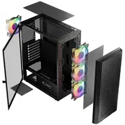 Computer cases Armanis Argb Midi Black  At-Aramis-10-0000000-0002 5905842126008 Kolctod0Aramis1