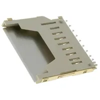 Connector for cards Sd without ejector Smt  Gsd090012Seu