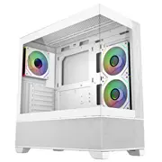 Cooler Master E690-Whnn-S00 Elite 690 Wood White, 270 Full-View Tempered Glass, Seamless Bevel  4719512160886 100174034