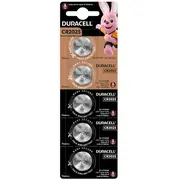 Cr2025 baterijas 3V Duracell litija Dl2025 iepakojumā 5 gb.  Bat2025.D5 3100000653002
