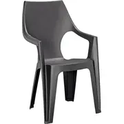 Dārza krēsls Dante High Back pelēks  29187057939 8711245130682