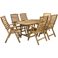 Dārza mēbeļu komplekts Finlay galds un 6 krēsli  K13183 4741617104762