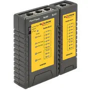 Delock 86407 network cable tester Twisted pair Black  4043619864072 Wlononwcrpoe9