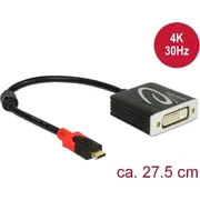 Delock Adapter Usb Type-CTrade male Gt Dvi female Dp Alt Mode 4K 30 Hz  61213 4043619612130