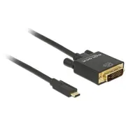 Delock Cable Usb Type-CTrade male Gt Dvi 241 Dp Alt Mode 4K 30 Hz 2 m black  85321 4043619853212