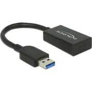 Delock Converter Usb 3.2 Gen 2 Type-A male Gt Type-CTrade female Active black 15 cm  65698 4043619656981