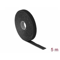 Delock Hook-And-Loop tape on roll L 5 m x W 13 mm black  18711