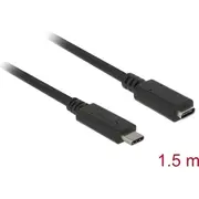 Delock Usb 3.1 Gen 1 Type-C Ext. 5M black De-85534  85534 4043619855346