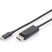 Digitus Usb Type-C Gen 2 adapter / converter cable, to Dp  Ak-300333-020-S 4016032451365 310185