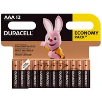 Duracell Aaa Mn2400 Alkaline Lr03 1.5V Baterijas 12Gab.  Aaa/12 5000394203389