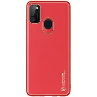 Dux Ducis Yolo elegant case made of soft Tpu and Pu leather for Samsung Galaxy M30S red  M21/M30S 6934913054246