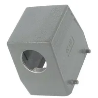 Enclosure for Hdc connectors size 7 2 x 5 M32 angled  T1319320132-000 H32A-Ts-M32