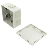 Enclosure junction box X 80Mm Y Z 40Mm Abs,Polystyrene  Pw-S-Box036 S-Box 036