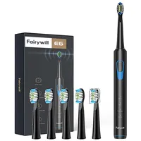 Fairywill Sonic toothbrush with head set Fw-E6 Black  6Eufwe66Bk 6973734200043