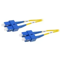 Fiber patch cord Os2 Sc/Upc,Both sides 2M Lszh yellow  Dk-2922-02