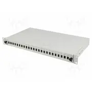 Fiber patch panel grey Number of ports 24 19 rack  Fop1-24Ss-Lds