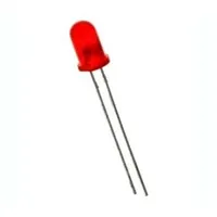 Gaismas diode Ø5Mm sarkana matēta 300-500Mcd 60  L-53Srd/E