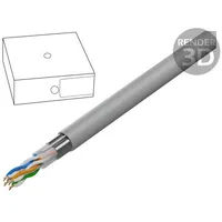 Gembird Cat5E Ftp Lan cable solid 100M  Fpc-5004E-So/100C