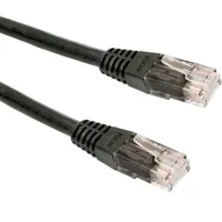 Gembird Pp12-3M / Bk networking cable Black Cat5E U Utp  6-Pp12-3M/Bk 8716309038638