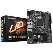 Gigabyte H610M K Ddr4 Mātesplate / Intel H610 Socket Lga 1700 Micro Atx Pcie 4.0 M.2 Nvme  4719331851675