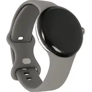 Google Pixel Watch - 41 mm Silber poliert intelligente Uhr mit Active Armband  Ga04303-De 840244600334