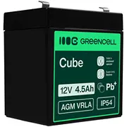 Green Cell Agm Battery 12V 4.5Ah  Agm44 5907813963414 Azgceuay0000029