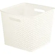 Grozs My Style kvadrāts 25L 32,5X32,5X28Cm krēmkrāsā  0803613885 3253923613001