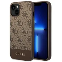 Guess 4G Stripe Case for iPhone 14 Plus Brown  Guhcp14Mg4Glbr 3666339088514