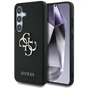 Guess Grained Big 4G Logo Small Classic Aizsargapvalks priekš Samsung Galaxy S25 Ultra  Guhcs25Spgt4Mbk 3666339449124