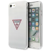 Guess Guhci8Pcuctlwh iPhone 7 8 Se 2020  2022 biały white hardcase Triangle Collection 3700740484661