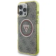 Guess Iml 4G Glitter and Triangle Logo Magsafe Aizsargapvalks priekš Apple iPhone 16 Pro  Guhmp16Lhg4Prtgw 3666339430238