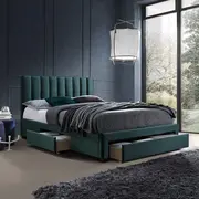 Gulta Grace ar matraci Harmony Deluxe 160X200Cm, zala  K288633 4741617105127