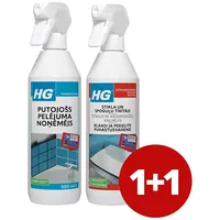 Hg Putojošs pelējuma tīrītājs 0,5L  Stikla un spoguļu 0.5L 632050141Set St 3100340563016
