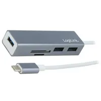 Hub Usb microSD,SD,USB A socket,USB C plug 3.1 5Gbps  Ua0305