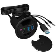 Icy Box Ib-Hub1404A Desk Hub 2X Usb 3.0  4250078166306