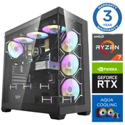 Intop Aqua Ryzen 7 9700X 32Gb Ddr5 1Tb Ssd M.2 Nvme Rtx5070 12Gb no-OS  7777411542929 Rw42929Ns