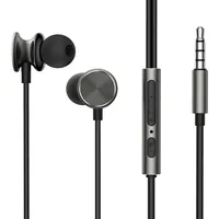 Joyroom Wired Series Jr-Ew03 wired in-ear headphones - dark gray  6956116770129