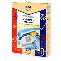 KM Group Maisi putekļu sūcējam Philips Geneva Km-P15  4Gab.