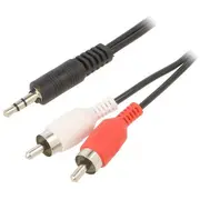 Kabelis Gembird 3.5Mm Jack - 2X Rca 1.5M  Cca-458 8716309024532
