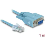 Kabelis Rs-232 Db9  1 x Serial Rj45, F / M, 1M, Delock 63341 4043619633418