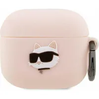 Karl Lagerfeld case for Airpods 3 Kla3Runchp pink 3D Silicone Nft  3666339087975