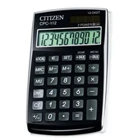 Citizen Pocket Calculator Cpc-112Bkwb black  Cpc-112 456219513319
