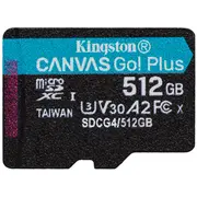 Atmiņas karte Kingston  Canvas Go Plus G4 Microsdxc 512Gb Sdcg4/512Gbsp 740617348071