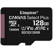 Kingston Canvas Select Plus Uhs-I 128 Gb, Microsdxc, Flash memory class 10, Sd Adapter Sdcs2/128Gb  Nkkimcs128P 740617298703