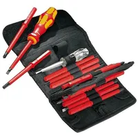Kit screwdrivers insulated 1Kvac Wera.2Go case 16Pcs.  Wera.003474 05003474001