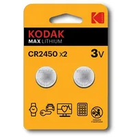 Kodak Lithium Cr2450 / 3V Baterijas 2Gab.  Cr2450-2Bl 887930417760