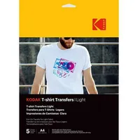 Kodak T-Shirt Transfers Light 5Pcs 3510560  T-Mlx53502 850033510560