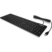 Keysonic Ksk-8030In tastatūra Rūpniecisks Usb Qwerty Amerikāņu angļu valoda Melns  Ksk-8030InUs 4250078188773 Ukkeyrsp0000005