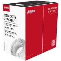 Lan Datortīklu kabelis, Dahua Cat5E Utp kabelis  iekštelpām 305M Cena par metru Utp5E-Dahua 3100000077334