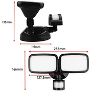 Led wall lamp with Pir sensor Mce524  B Limclwlmmce524B